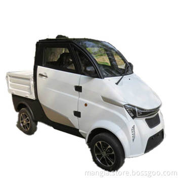 China made lead-acid battery EEC COC for sale new car hot sale small four wheel two seat mini electric truck with cargo box